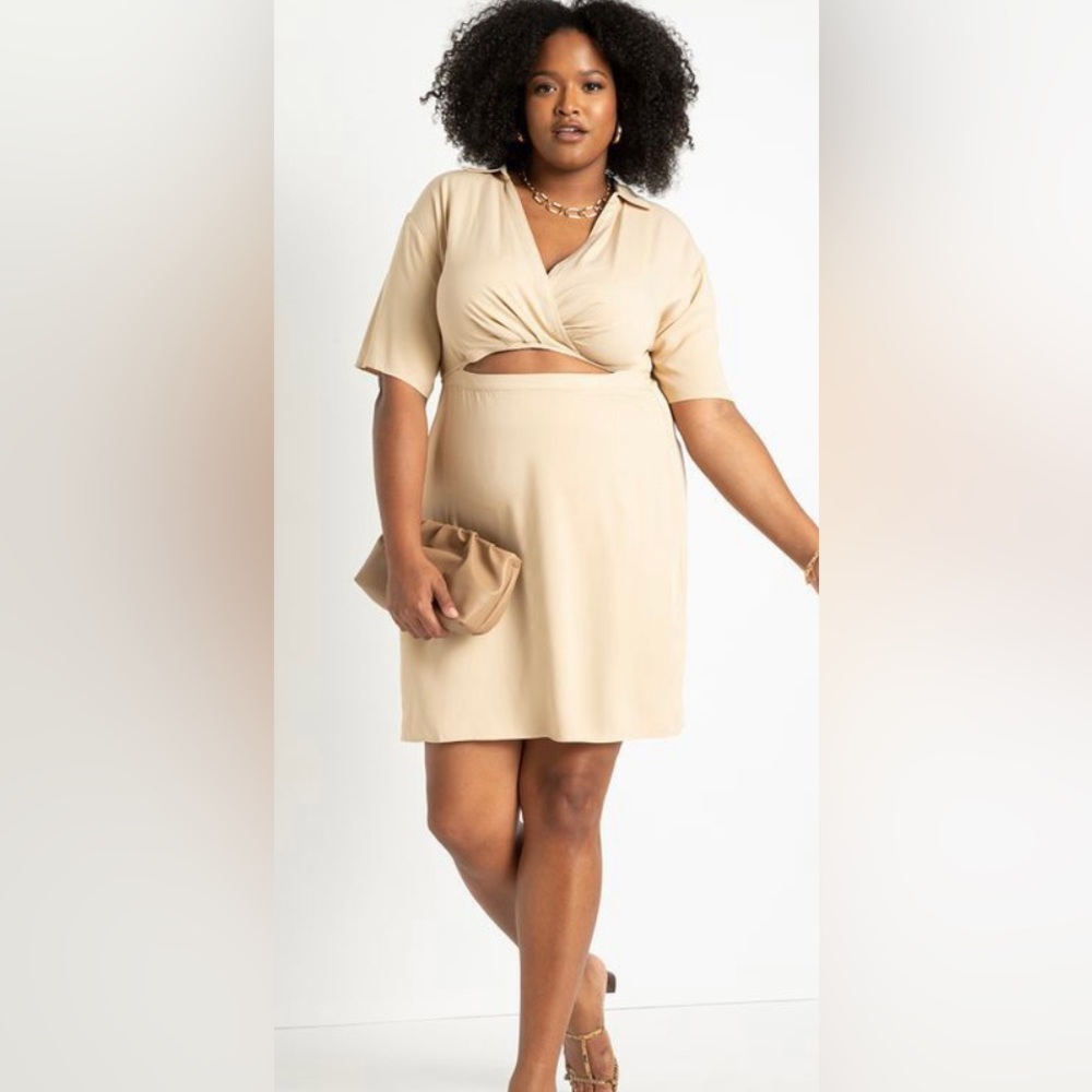 🎉 HOST PICK 🎉  NWT ELOQUII wrap dress. Color: Green. Size 20